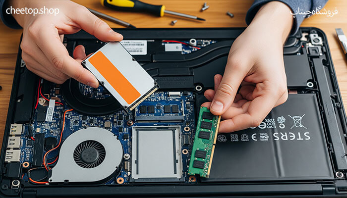 ارتقاء سخت افزاری لپ تاپ استوک